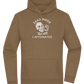 Dead Inside Caffeinated Design - Premium Essential Unisex Hoodie_ARMY_front