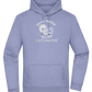 Dead Inside Caffeinated Design - Premium Essential Unisex Hoodie_BLUE_front