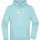 Dead Inside Caffeinated Design - Premium Essential Unisex Hoodie_POOL BLUE_front