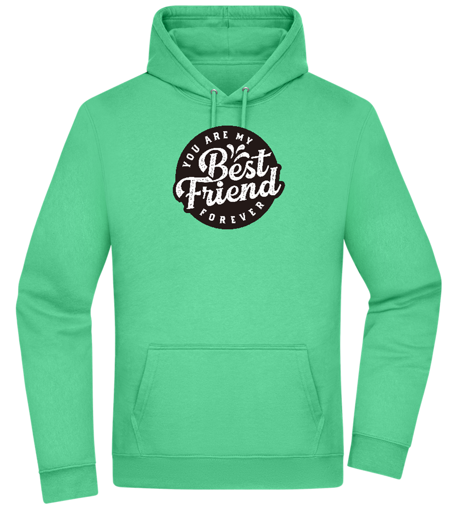 You Are My Best Friend Forever Design - Premium Essential Unisex Hoodie_SPRING GREEN_front