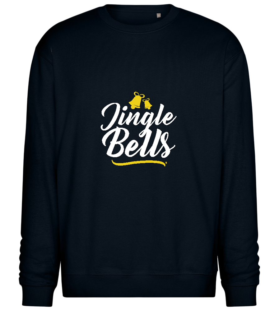 Christmas Jingle Bells Design - Comfort Essential Unisex Sweater_BLACK_front