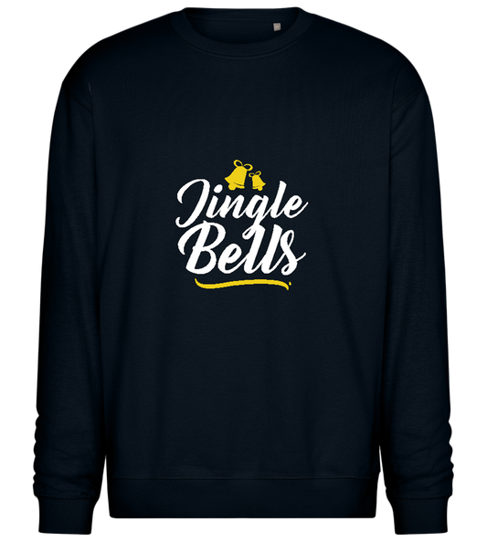 Christmas Jingle Bells Design - Comfort Essential Unisex Sweater_BLACK_front