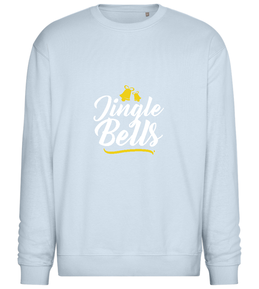 Christmas Jingle Bells Design - Comfort Essential Unisex Sweater_CREAMY BLUE_front