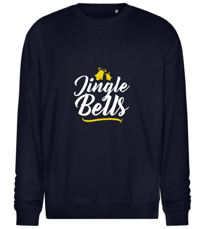 Christmas Jingle Bells Design - Comfort Essential Unisex Sweater_FRENCH NAVY_front