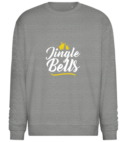 Christmas Jingle Bells Design - Comfort Essential Unisex Sweater_ORION GREY II_front