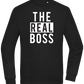 The Real Boss Design - Comfort Essential Unisex Sweater_BLACK_front