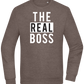 The Real Boss Design - Comfort Essential Unisex Sweater_CHARCOAL CHIN_front