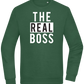 The Real Boss Design - Comfort Essential Unisex Sweater_GREEN BOTTLE_front