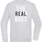 The Real Boss Design - Comfort Essential Unisex Sweater_ORION GREY II_front