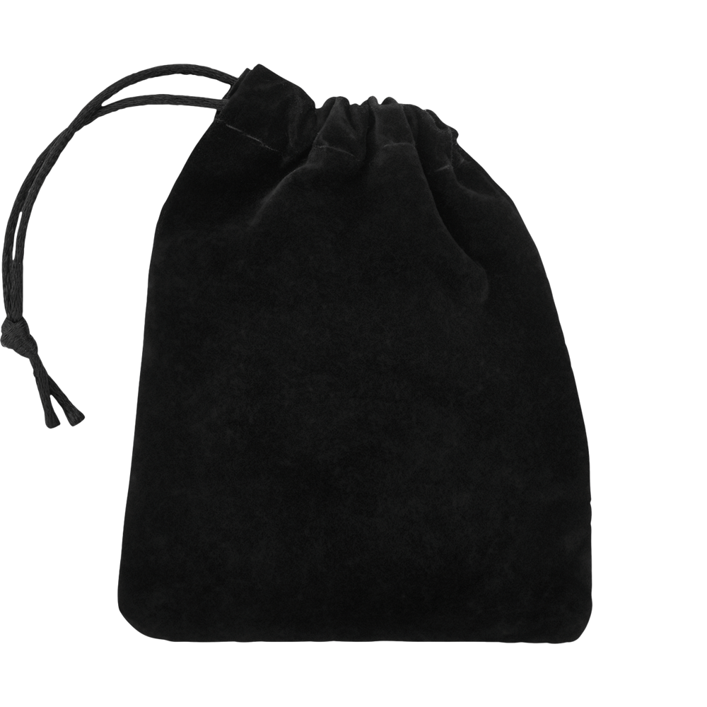 Set of 4 Stainless Steel Ice Cubes in Pouch_BLACK_front