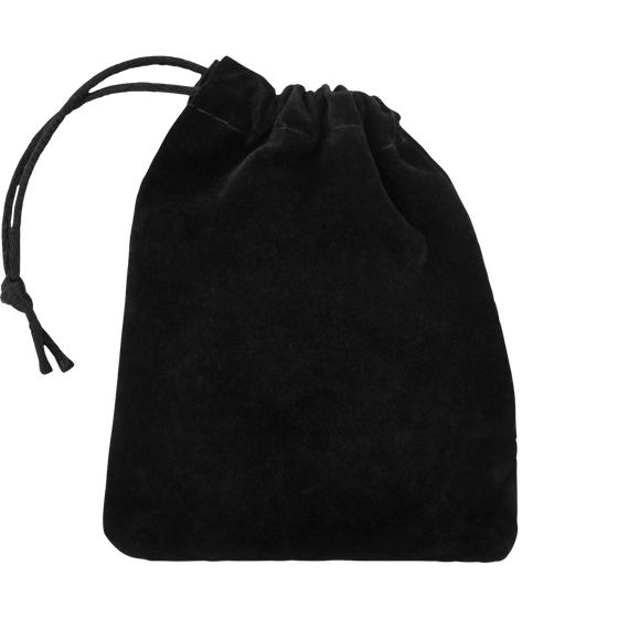 Set of 4 Stainless Steel Ice Cubes in Pouch_BLACK_front