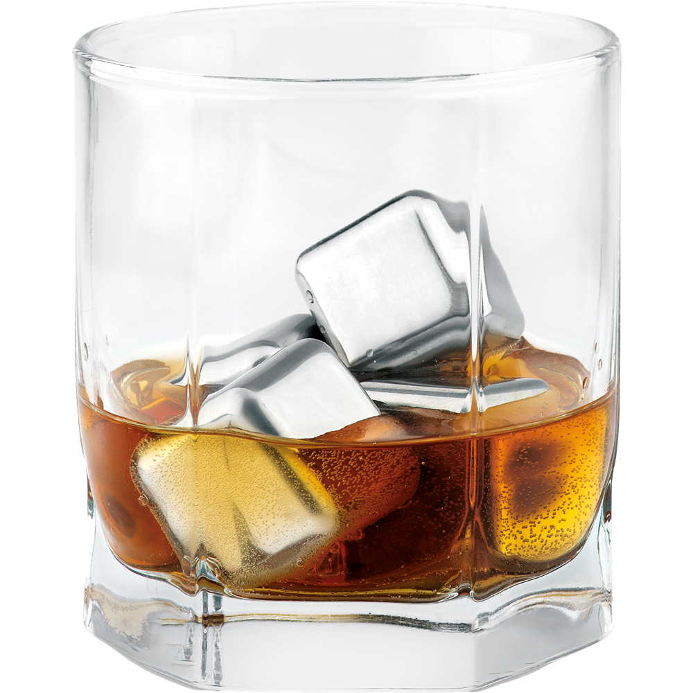 Set of 4 Stainless Steel Ice Cubes in Pouch_BLACK_DETAILEDIMAGE_front_4