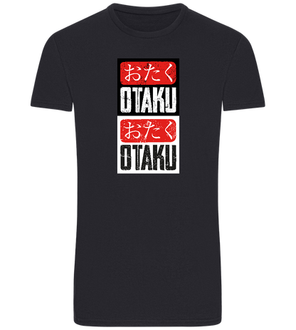 Otaku Otaku Design - Basic Unisex T-Shirt_FRENCH NAVY_front
