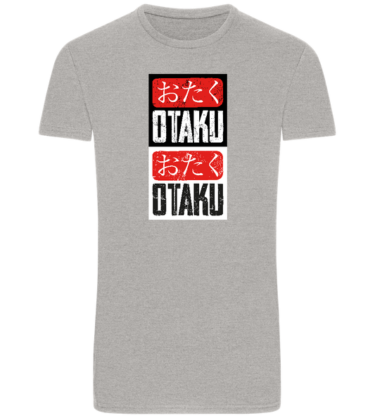 Otaku Otaku Design - Basic Unisex T-Shirt_ORION GREY_front