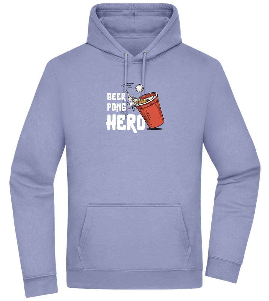 Beer Pong Hero Design - Premium Essential Unisex Hoodie_BLUE_front