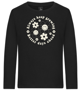 Keep Growing Design - Premium kids long sleeve t-shirt