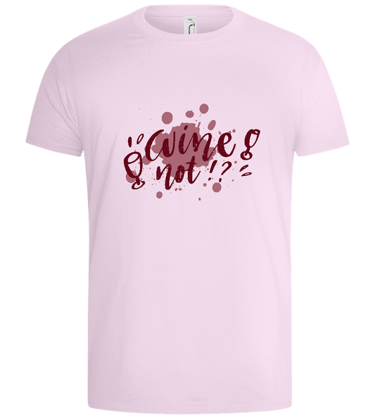 Wine Not Design - Basic men's t-shirt_LIGHT PINK_front