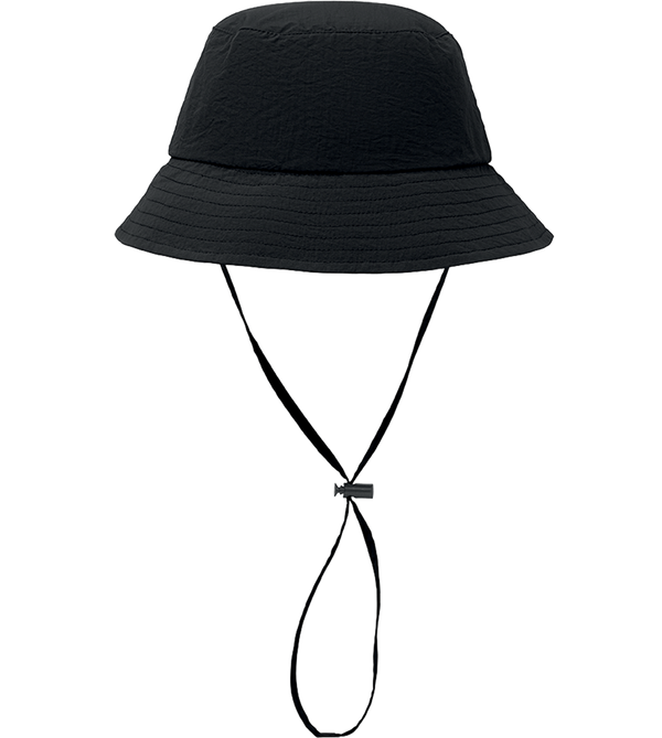 Outdoor Waterproof Bucket Hat_BLACK_front