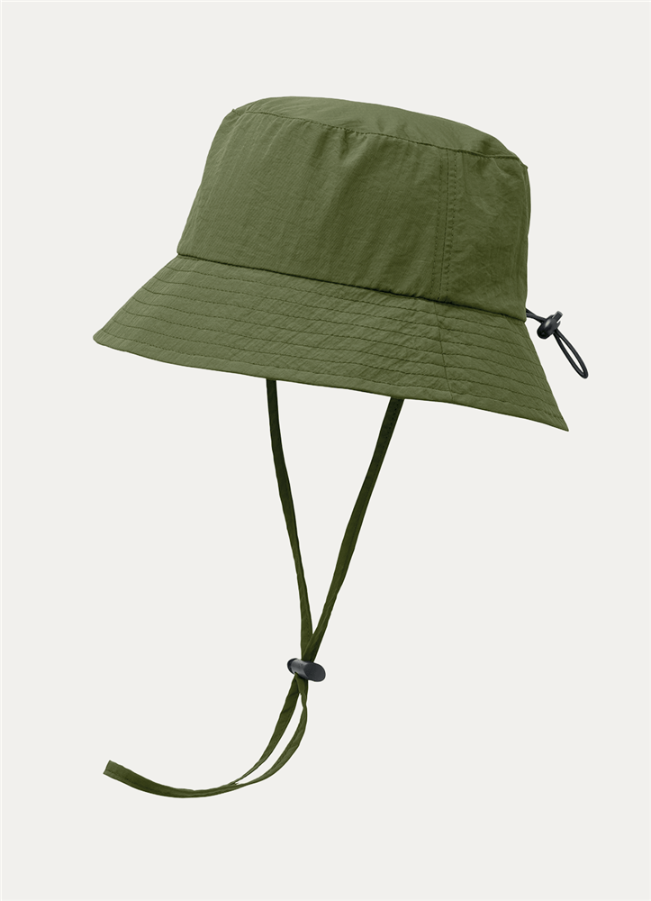 Outdoor Waterproof Bucket Hat_ARMY GREEN_VARIANTFEATUREDIMAGE_front_1