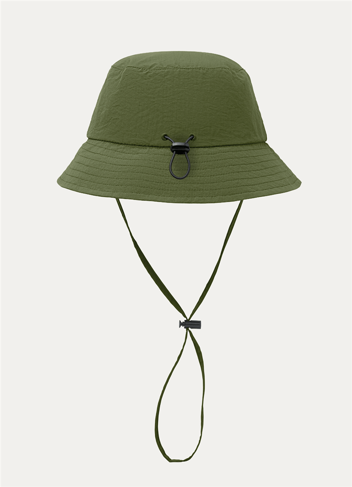 Outdoor Waterproof Bucket Hat_ARMY GREEN_VARIANTFEATUREDIMAGE_front_0