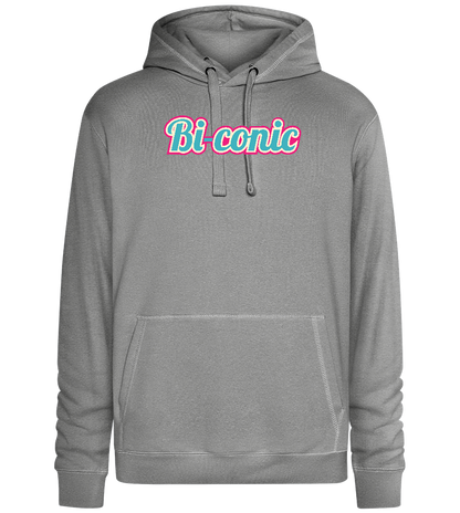 Bi-Conic Design - Premium unisex hoodie_ORION GREY II_front