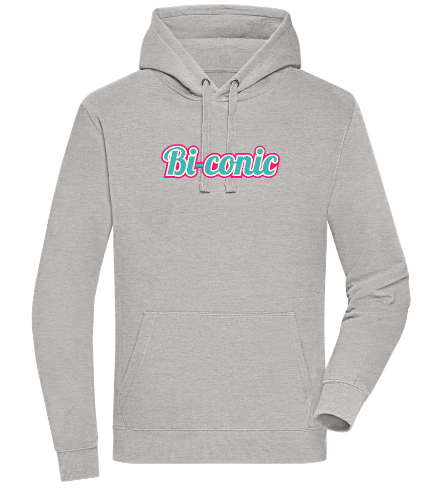 Bi-Conic Design - Premium unisex hoodie_ORION GREY II_front