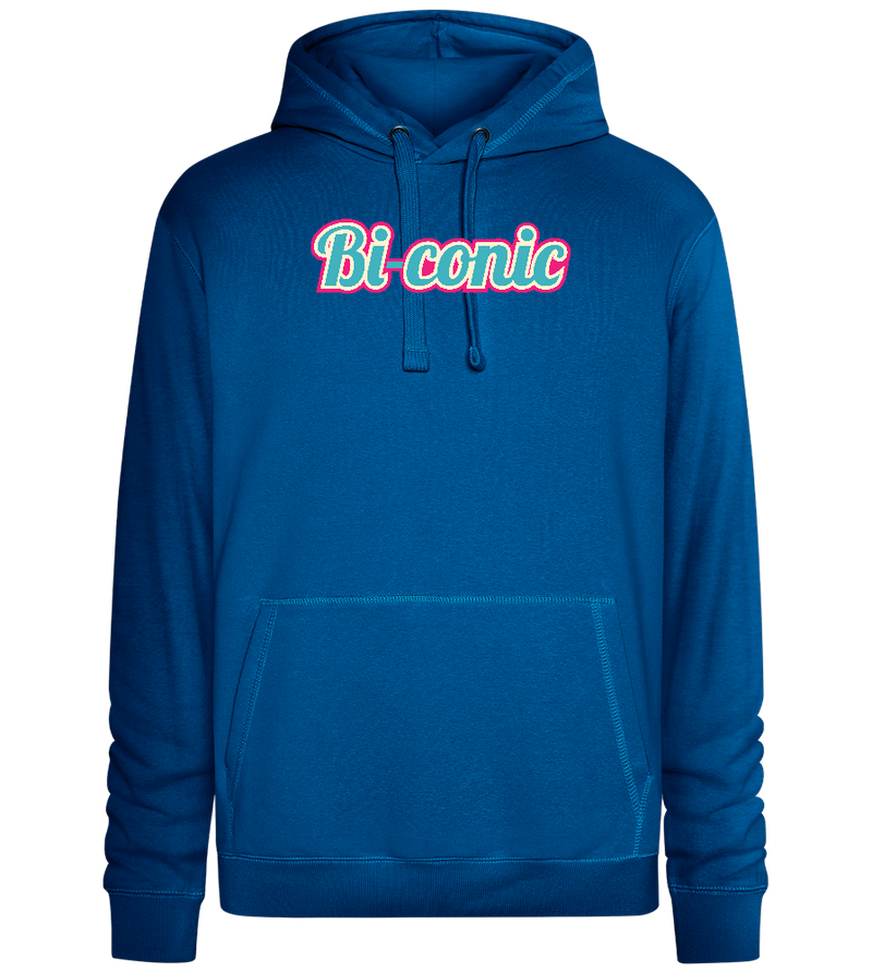 Bi-Conic Design - Premium unisex hoodie_ROYAL_front