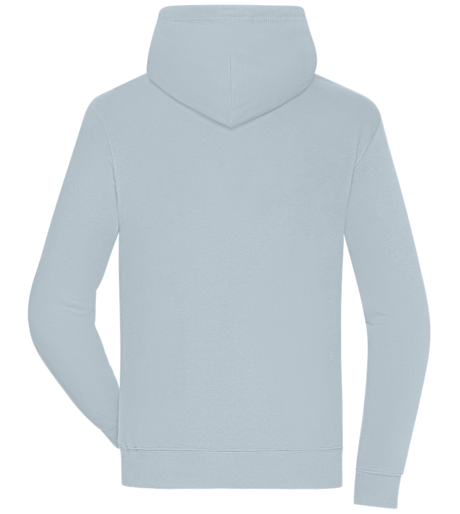 Bi-Conic Design - Premium unisex hoodie_CREAMY BLUE_back
