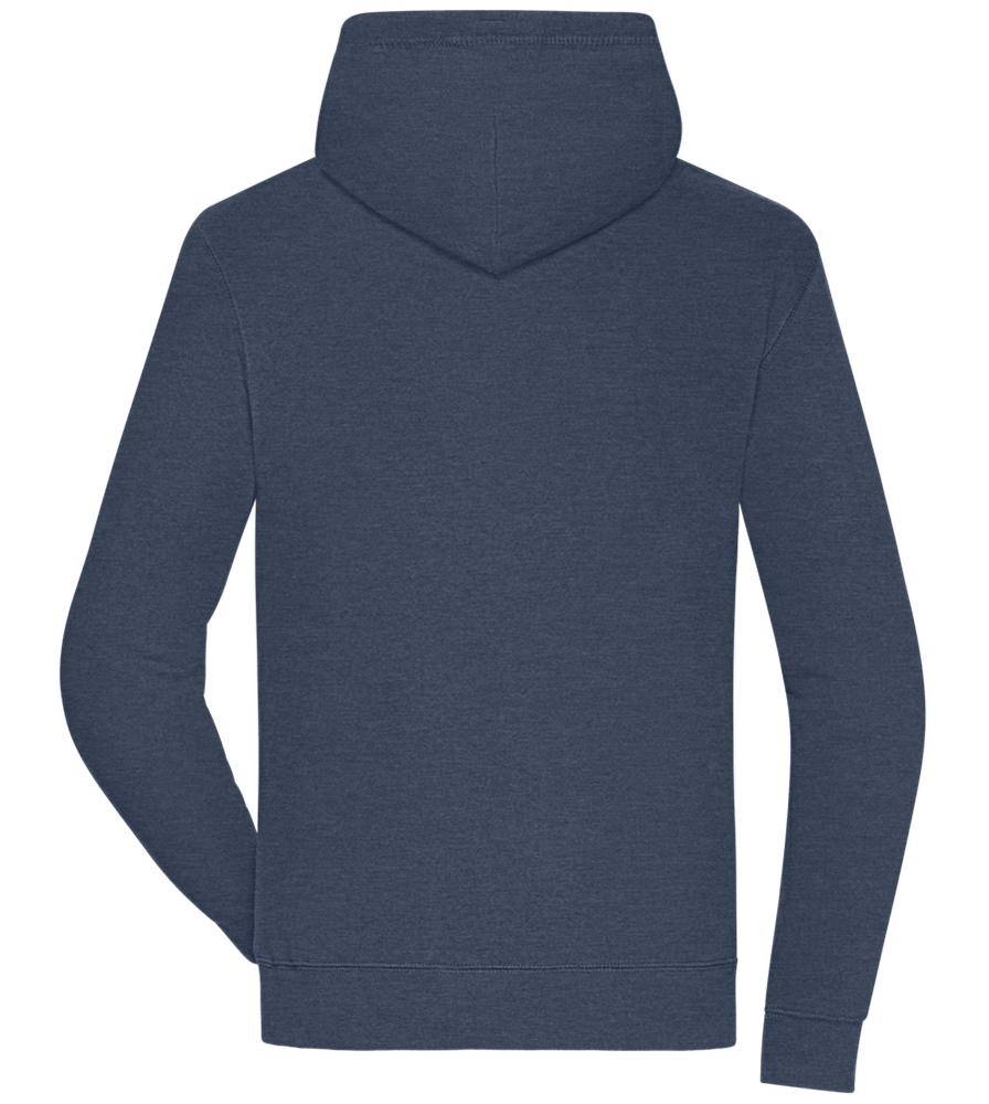 Bi-Conic Design - Premium unisex hoodie_DENIM CHINA_back