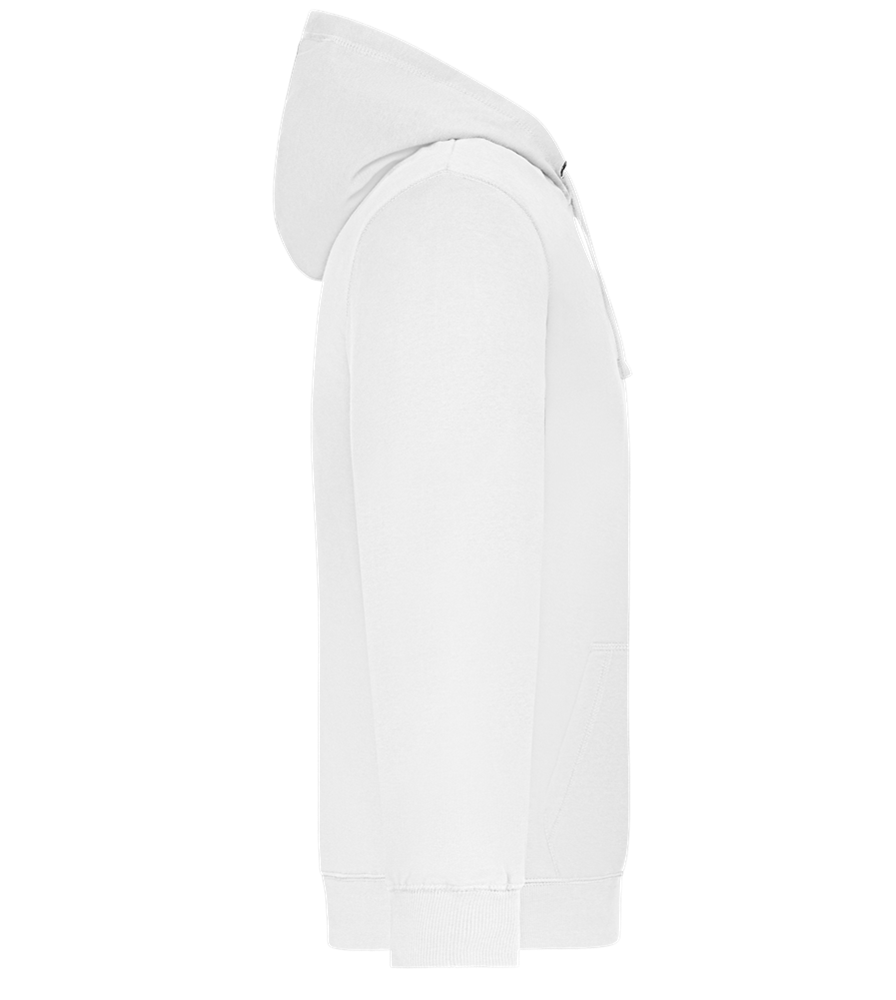Bi-Conic Design - Premium unisex hoodie_WHITE_right