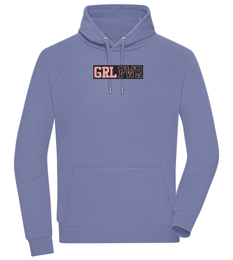 Girl Power 3 Design - Comfort unisex hoodie_BLUE_front