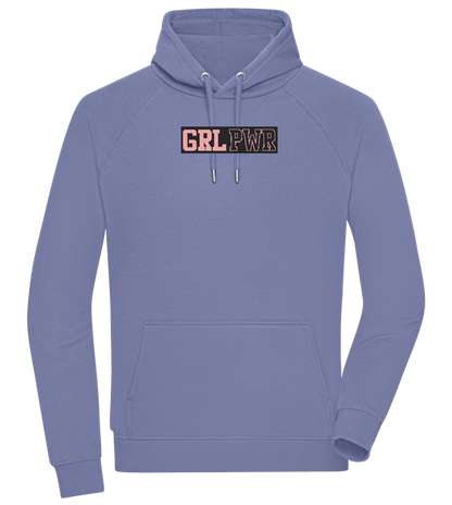 Girl Power 3 Design - Comfort unisex hoodie_BLUE_front