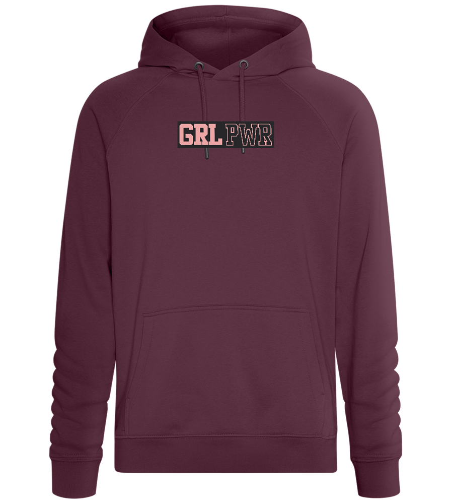 Girl Power 3 Design - Comfort unisex hoodie_BORDEAUX_front