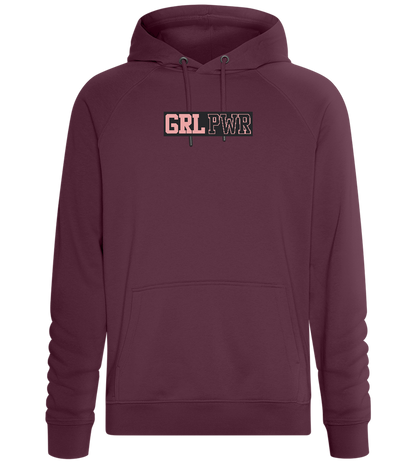 Girl Power 3 Design - Comfort unisex hoodie_BORDEAUX_front