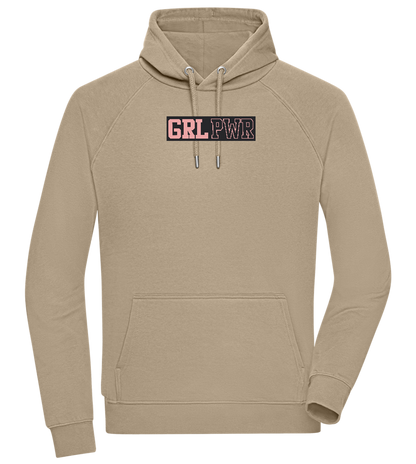 Girl Power 3 Design - Comfort unisex hoodie_KHAKI_front