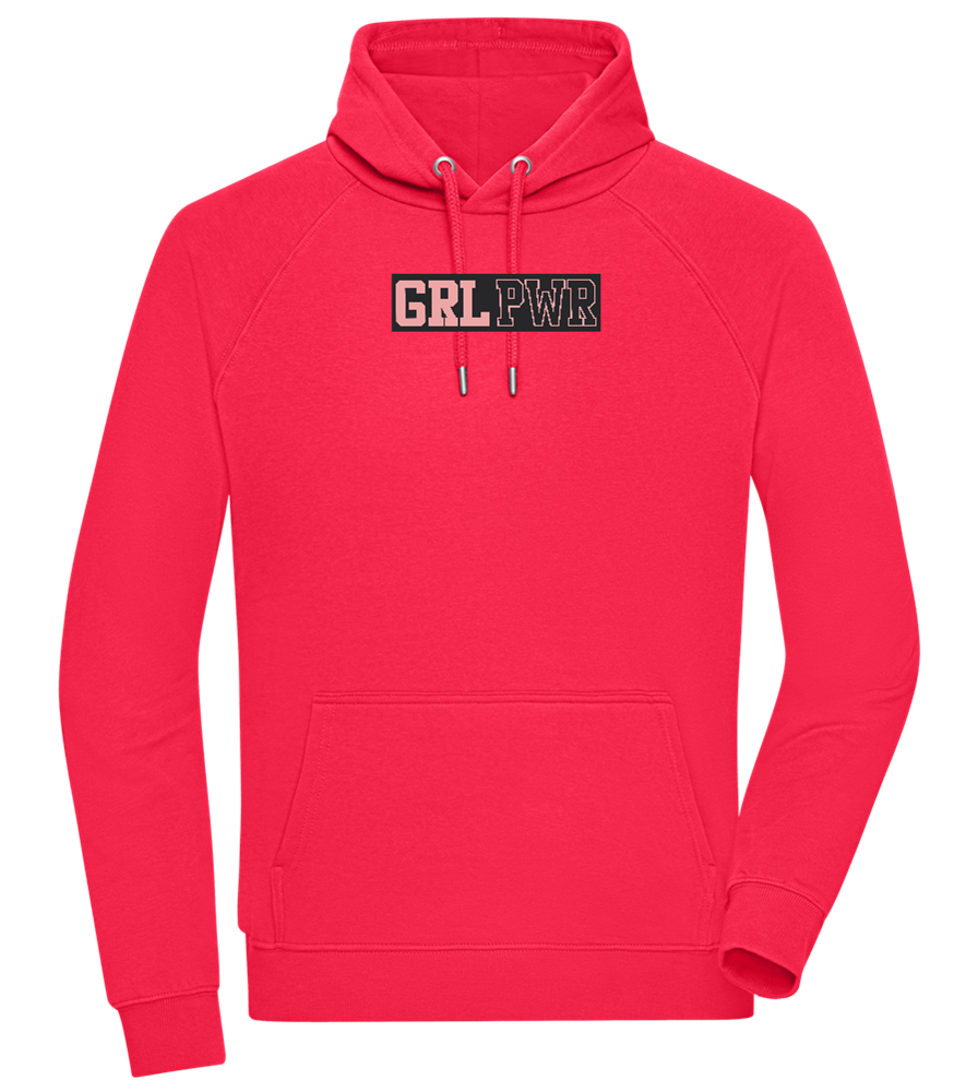 Girl Power 3 Design - Comfort unisex hoodie_RED_front