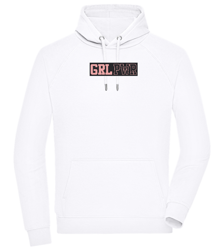 Girl Power 3 Design - Comfort unisex hoodie_WHITE_front