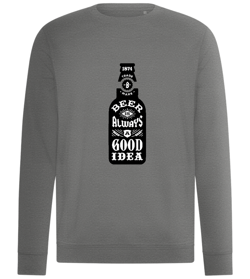 Beer Good Idea Design - Comfort unisex sweater_ORION GREY II_front