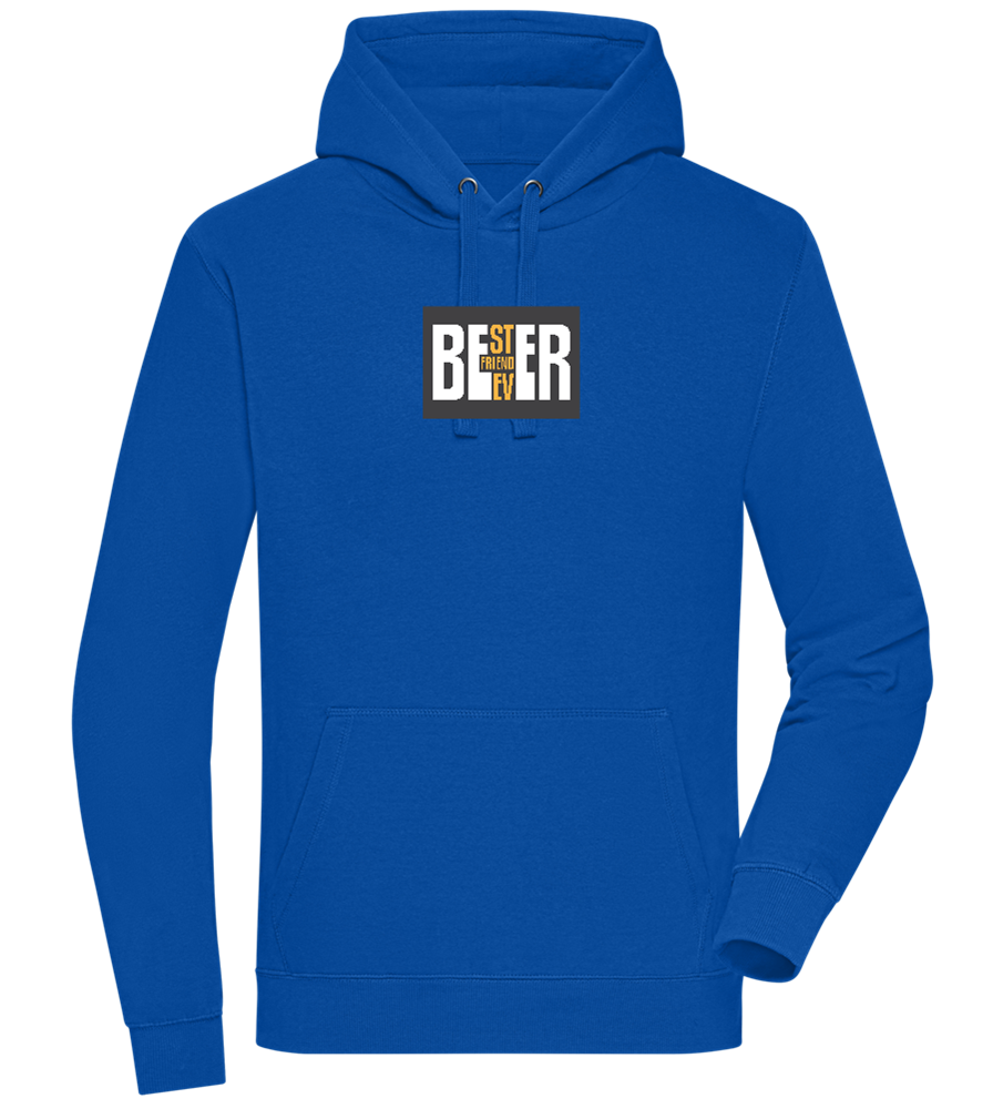 Beer Best Friend Design - Premium unisex hoodie_ROYAL_front