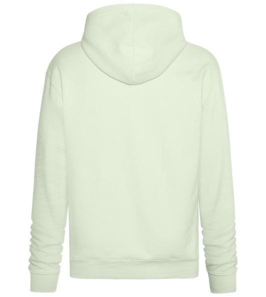 Cool Big Sister Unicorn Design - Premium Essential Unisex Hoodie_CREAMY GREEN_back