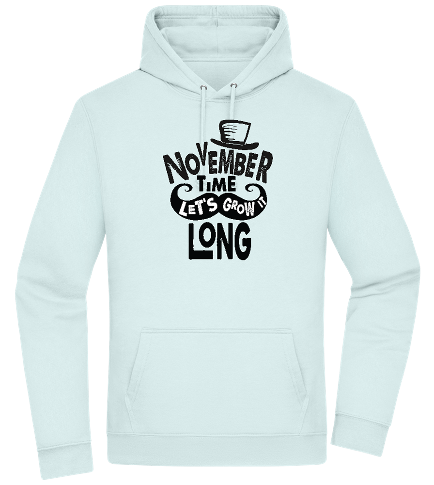 November Growth Design - Premium Essential Unisex Hoodie_ARCTIC BLUE_front