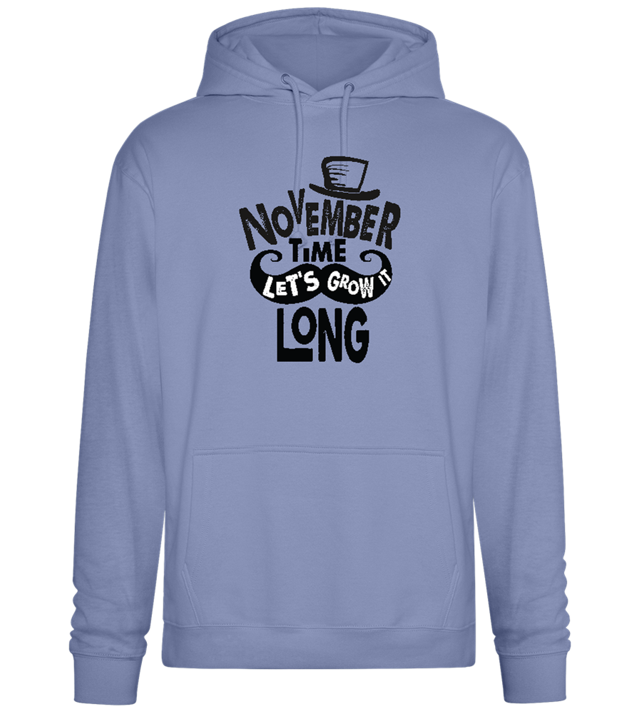 November Growth Design - Premium Essential Unisex Hoodie_BLUE_front