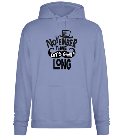 November Growth Design - Premium Essential Unisex Hoodie_BLUE_front