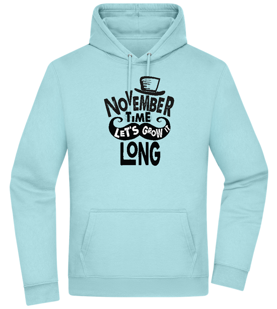 November Growth Design - Premium Essential Unisex Hoodie_POOL BLUE_front