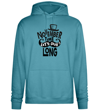 November Growth Design - Premium Essential Unisex Hoodie_POOL BLUE_front