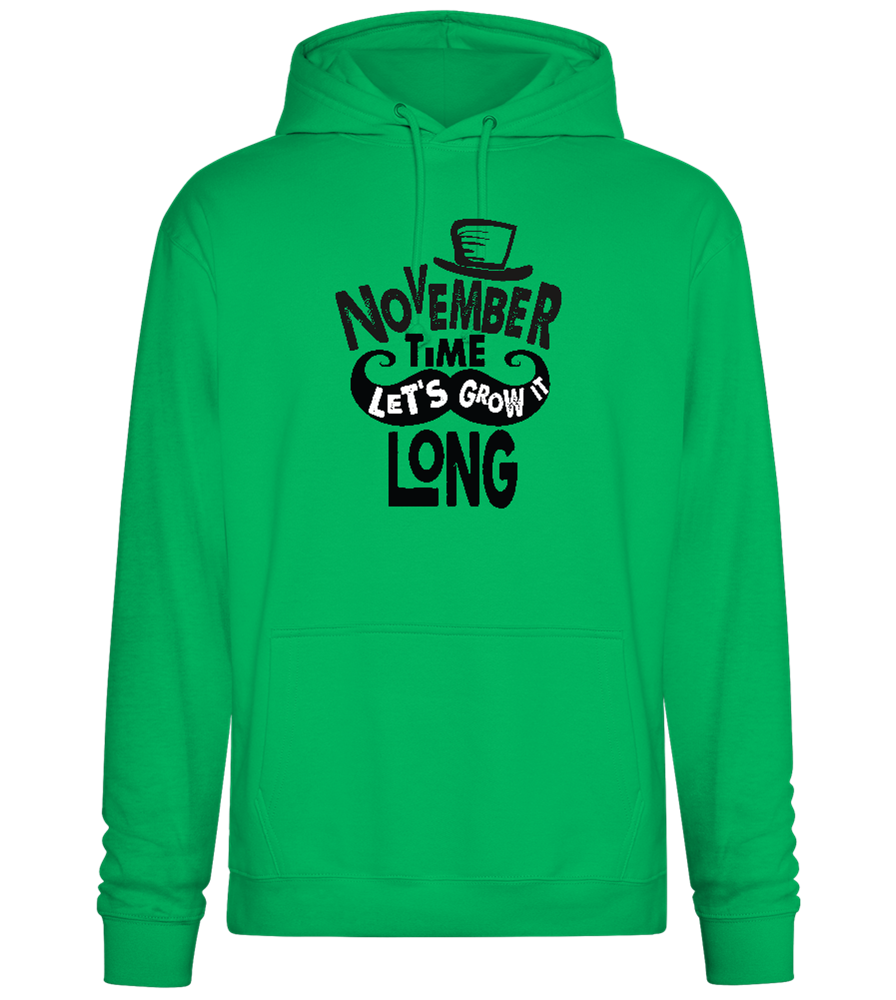 November Growth Design - Premium Essential Unisex Hoodie_SPRING GREEN_front