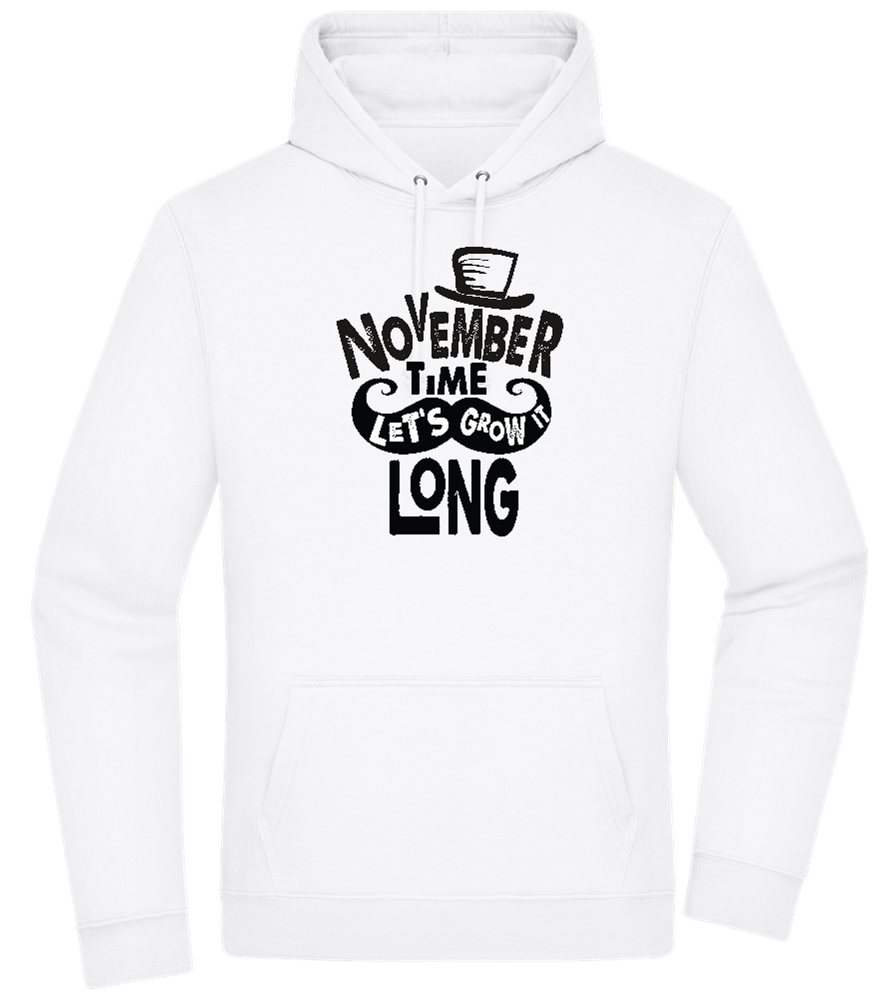 November Growth Design - Premium Essential Unisex Hoodie_WHITE_front