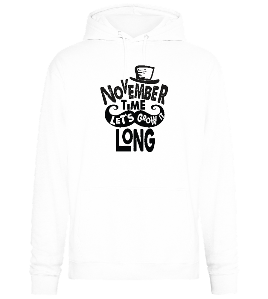 November Growth Design - Premium Essential Unisex Hoodie_WHITE_front