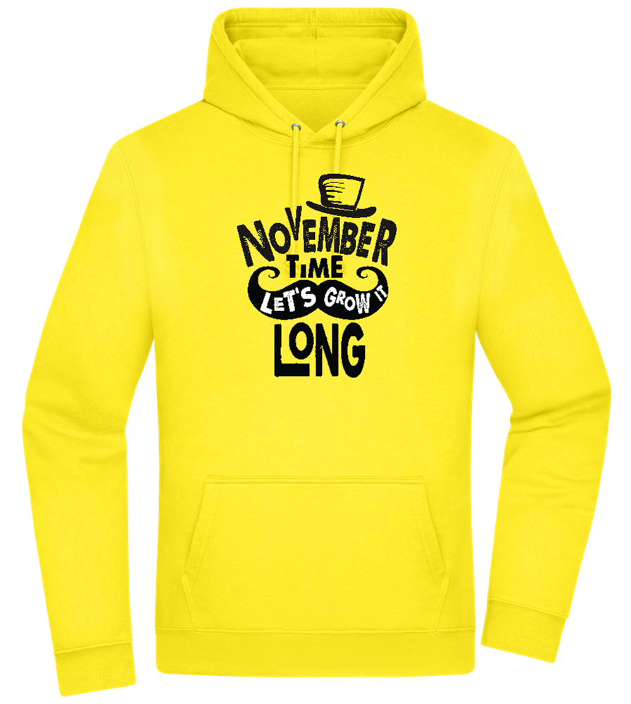 November Growth Design - Premium Essential Unisex Hoodie_YELLOW_front