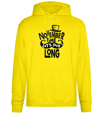 November Growth Design - Premium Essential Unisex Hoodie_YELLOW_front